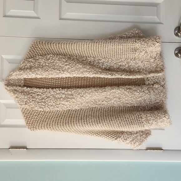 Fuzzy Knit Open Front Cardigan Boho - Picture 15 of 17